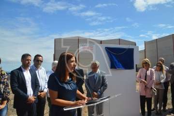 Descubrimiento de la placa de la calle que lleva el nombre de Sebastián Grisaleña (Foto TA)